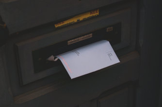 a schedule of dilapidations posts through someone's letterbox