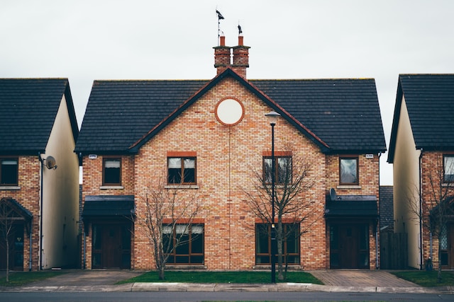 A semi detached property ready for valuation