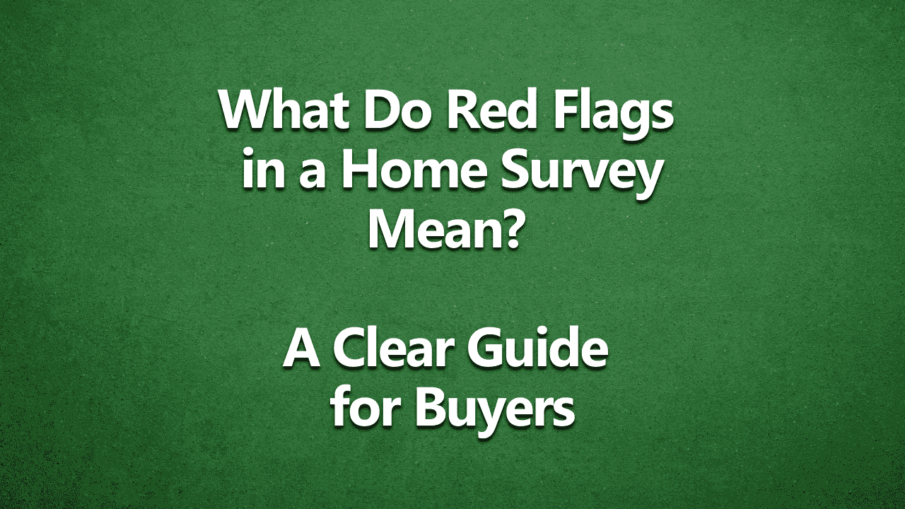 What Do Red Flags in a Home Survey Mean? A Clear Guide for Buyers