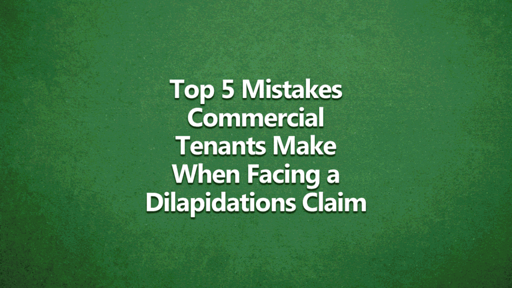 tenant and chartered building surveyor discussing dilapidations claim in office UK