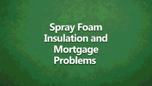 Spray foam insulation applied to roof timbers in a UK property